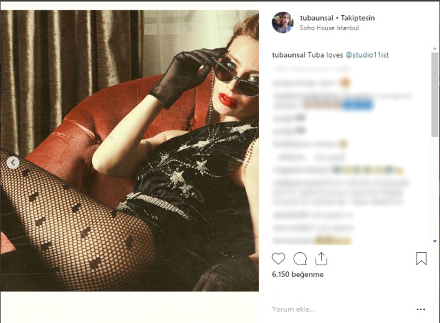 Tuba Ünsal cesur pozlarıyla tam not aldı