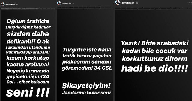 Demet Akalın ve kızına araç içinde saldırı