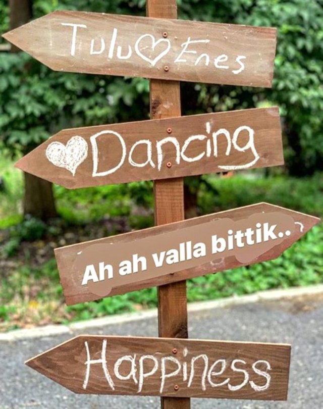 Enes Batur, Tulu Bacı ile evlendi