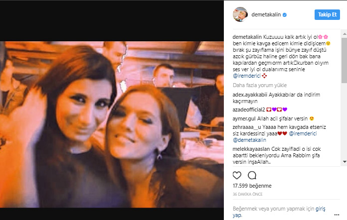 İrem Derici'ye Ne Oldu, , İrem Dereci'nin Sağlık Durumu