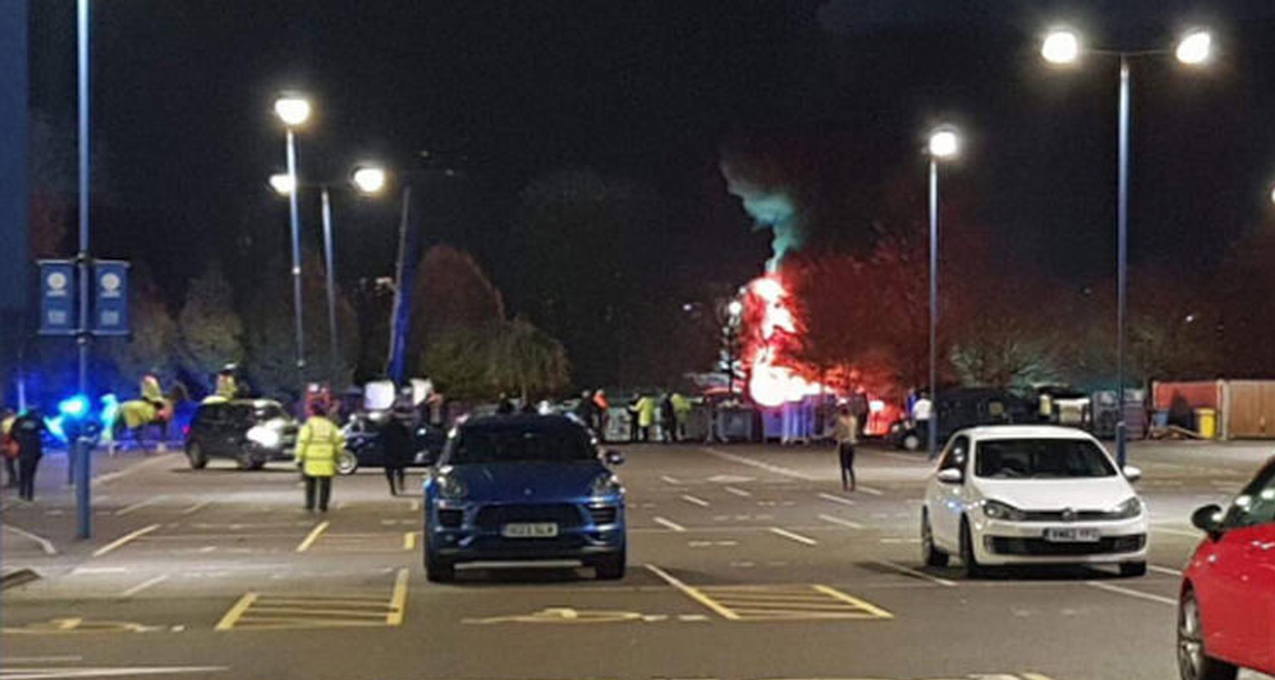 Leicester city Başkanını taşıyan helikopter düştü