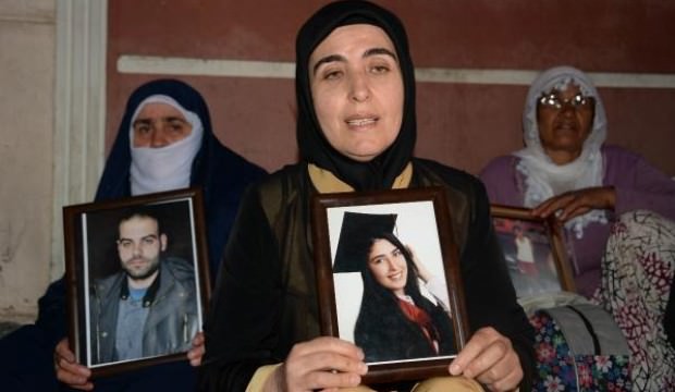 HDP önünde eylem yapan aile sayısı 34 oldu!