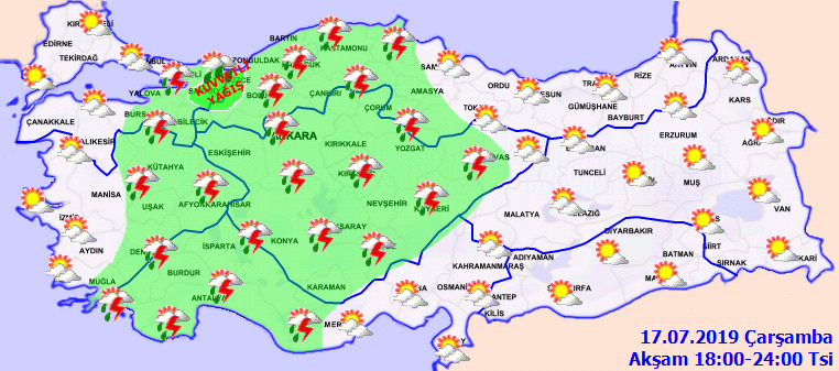 Meteorolojiden çok sayıda şehir için uyarı: Sağanak geliyor...