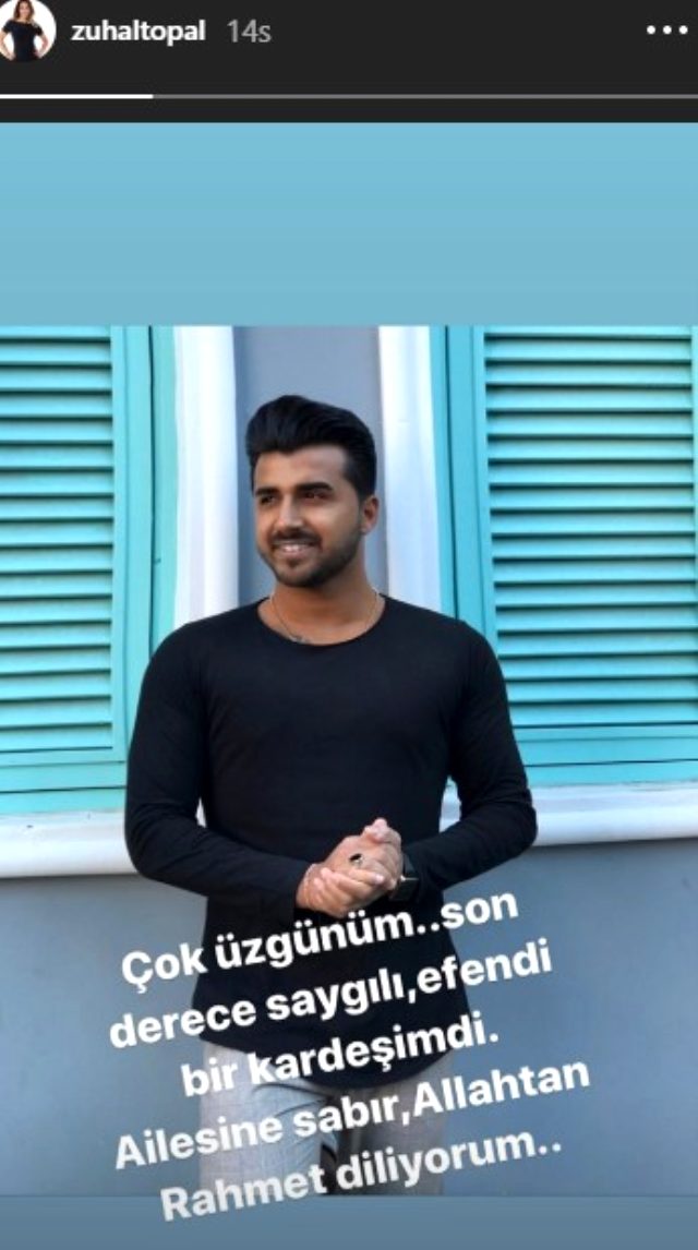 Zuhal Topal'dan intihar eden damat adayına taziye mesajı 