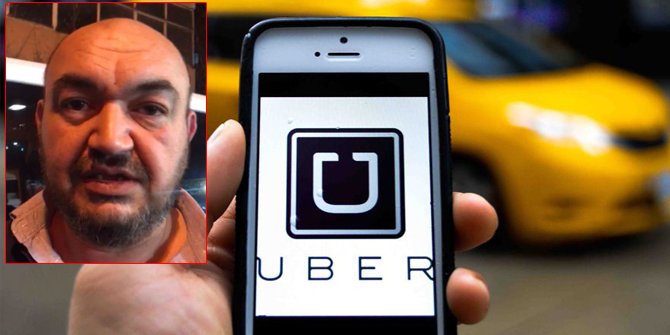 Uber şoförünün dişlerini kırdılar