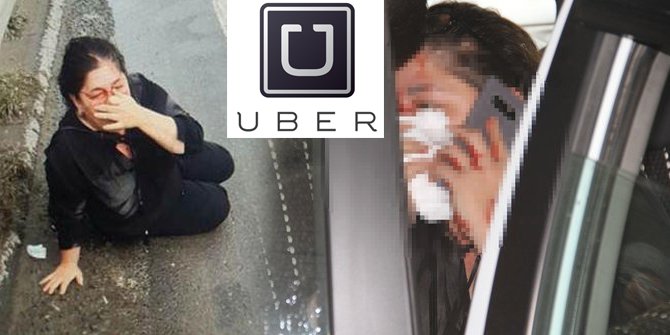 UBER Sürücüsü ve Darp Edilen Kadın Yolcunun Tartışma Anları