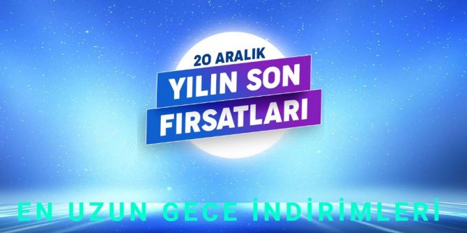 Trendyol 21 Aralık En Uzun Gece indirimleri başlıyor!