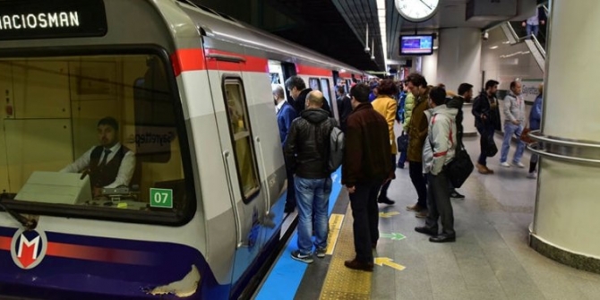 Marmaray'daki panik anları