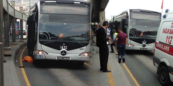 Suriyeli çocuğun hayatını kaybettiği metrobüs kazası görüntüleri