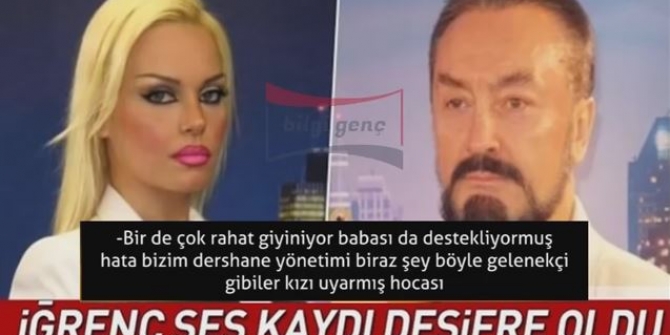 Adnan Oktar ve kediciğin ses kayıtları deşifre edildi! Genç kızları böyle kandırıyorlar!