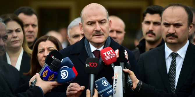 Süleyman Soylu'dan TELE1 muhabirine sert çıkış: 'Ben yalan konuşuyorum öyle mi?'