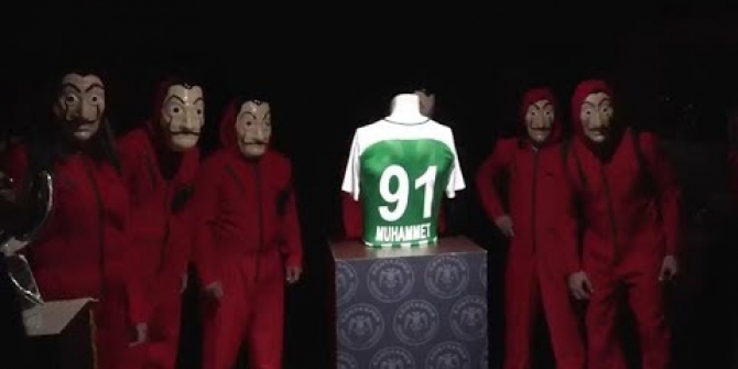 Atiker Konyaspor'un 'La Casa de Papel'li tanıtım videosu