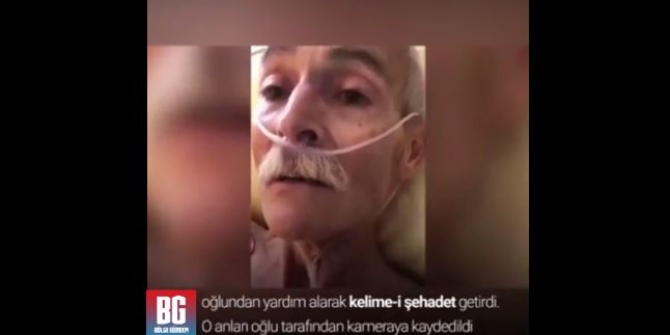 Yaşlı alman vatandaşı son nefesinde müslüman oldu