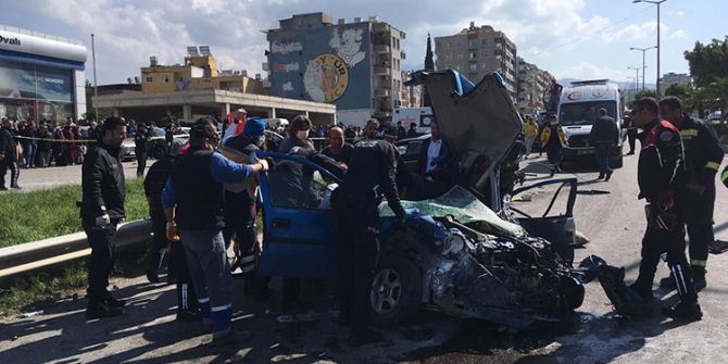 Hatay'da TIR dehşeti! Anca durabildi