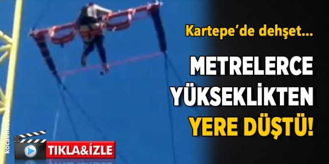 Kartepe’de korkunç ölüm! Cezayirli kadının Metrelerce yükseklikten düşme anı kemarada!