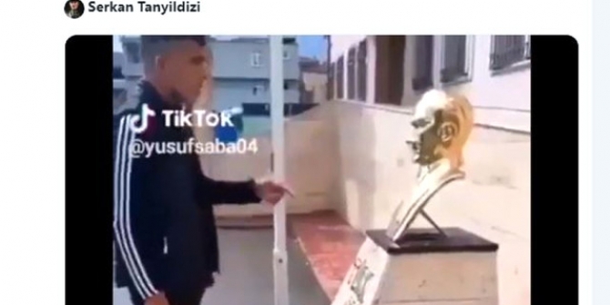 Tiktok'ta Atatürk'e hakaret eden çocuk