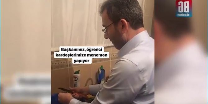 Pendik Belediye Başkan Adayı Ahmet Cin gençlerle menemen yedi