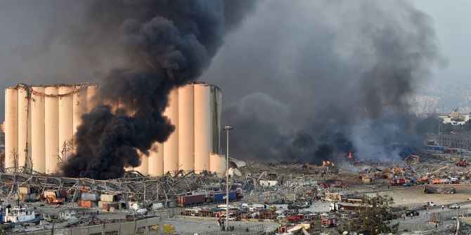 Beyrut'taki patlamanın bilançosu açıklandı! Ölü sayısı 100'e yaklaştı