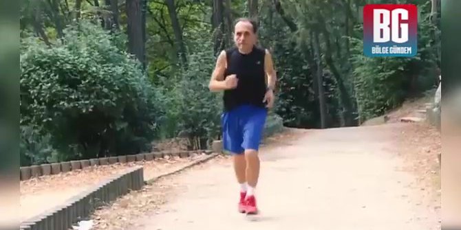 72 yaşındaki spor aşığı görenleri şaşırttı