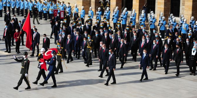 Cumhurbaşkanı Erdoğan, Cumhuriyet Bayramı'nda Anıtkabir'e ziyaretini gerçekleştirdi!