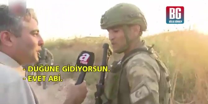 Mehmetçiğin ''Düğüne gidiyoruz'' sözleri sosyal medyada çok paylaşıldı