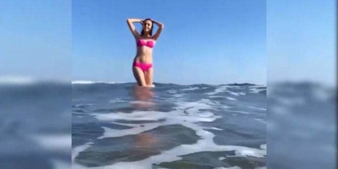 Bir Zamanlar Çukurova'nın güzeli Selin Genç'in bikinili videosu nefesleri kesti!