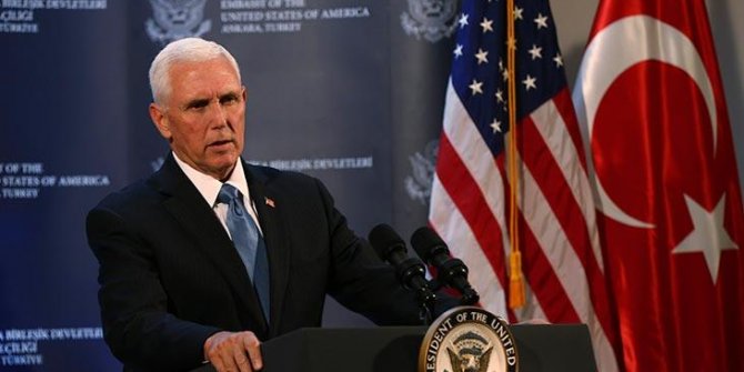 ABD Başkan Yardımcısı Mike Pence, Suriye'ye operasyonda ateşkes anlaşmasını açıkladı