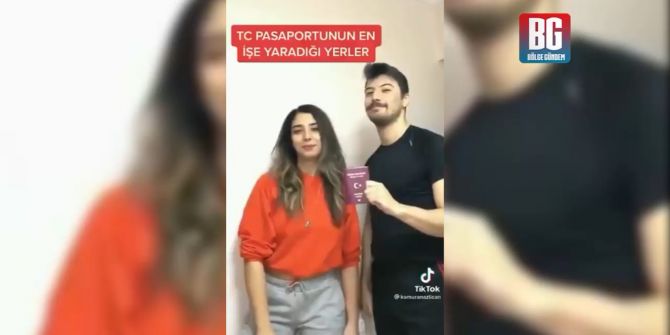 TikTok'ta Türk pasaportunu aşağılayanlara sosyal medyadan büyük tepki!