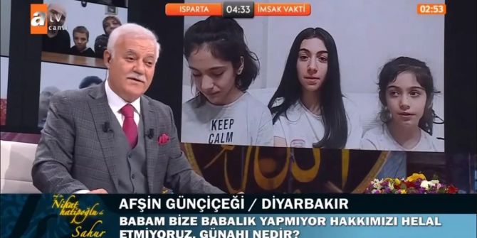 Nihat Hatipoğlu'nda duygu dolu anlar! ''Babamıza hakkımızı helal etmezsek günaha girer miyiz?''