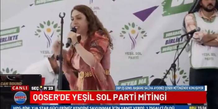 HDP milletvekili Saliha Aydeniz'den küstah sözler: " İmralı'nın kapısını parça parça edeceğiz tecrite son vereceğiz"