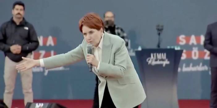 Akşener  çoklu masanın küçük partilerine abidik, gubidik dedi seçmene beni bunlara muhtaç etmeyin diye seslendi