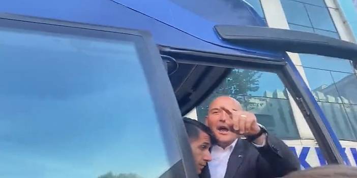 Süleyman Soylu, Konvoyu provoke eden TİP'li Ahmet Şık'a barbie bebek attı