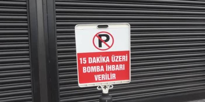 15 dakika üzeri park edenlere bomba ihbarı yapılır! Esnafın garip önlemi!