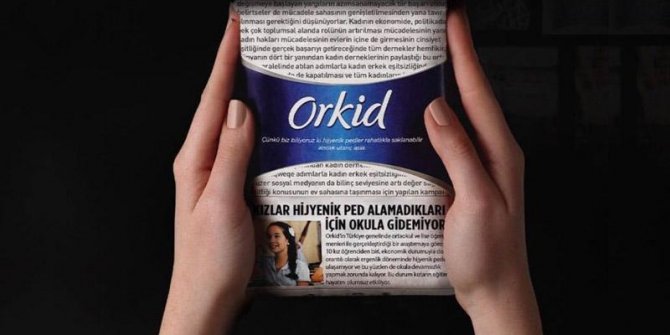 Orkid'in reklamı olay yarattı