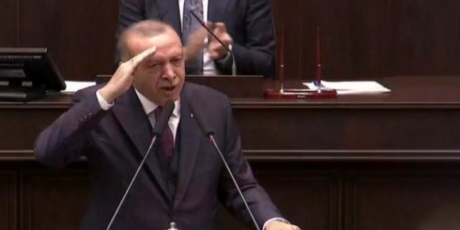 Cumhurbaşkanı Erdoğan'dan asker selamına tepki gösterenlere sert sözler