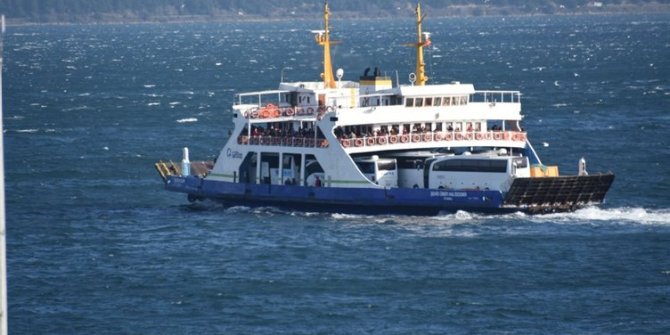 Gökçeada'ya feribot seferleri iptal edildi